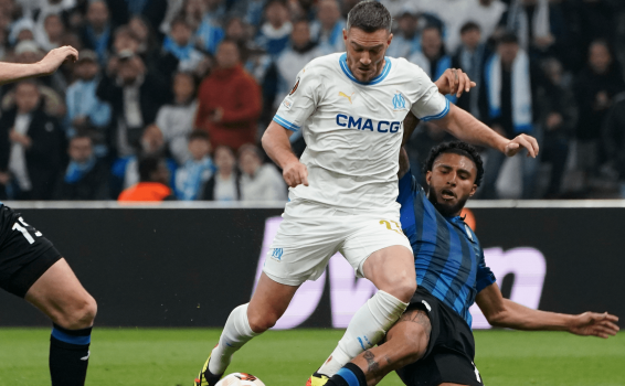Atalanta and Marseille play to draw in Europa League semi-final first leg