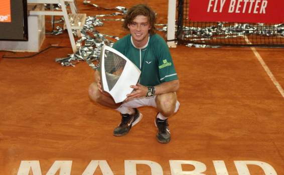 Russian Tennis Star Rublev’s ATP Masters Victory in Madrid Despite Illness Hailed as Feat by Federation President